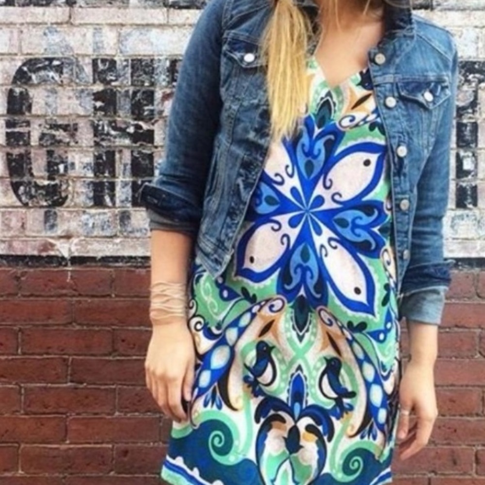 Maeve Multicolor Patterned Dress - Picture 2 of 7
